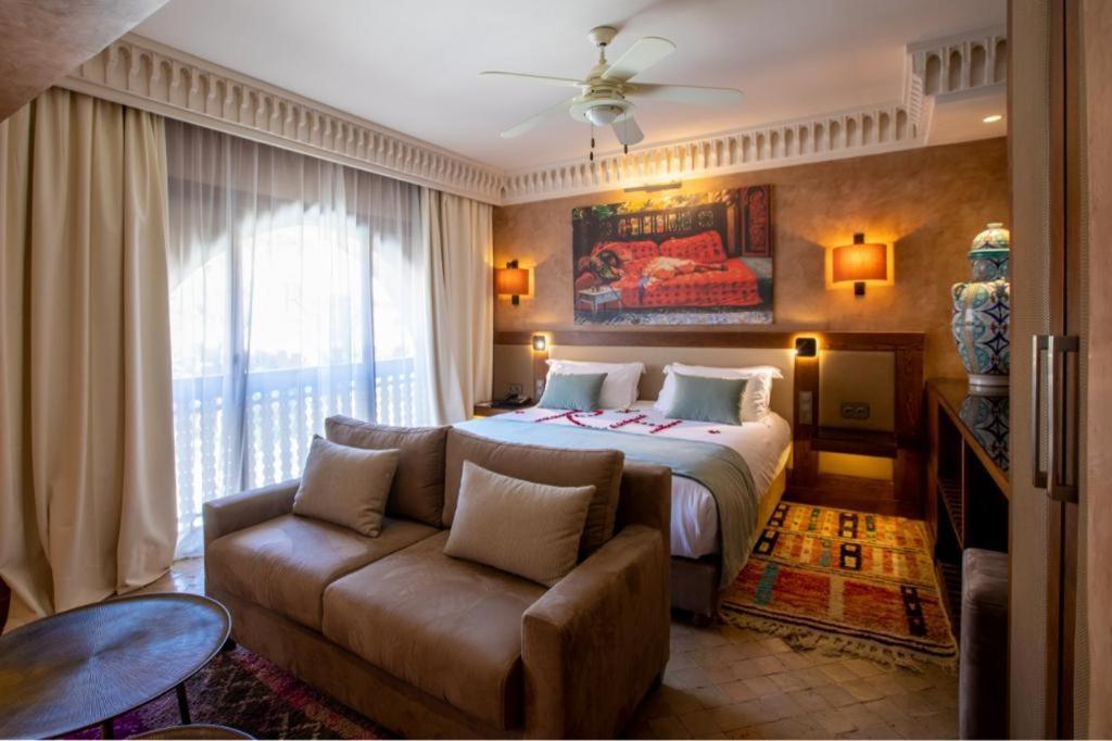 Hotel Les Jardins De La Koutoubia Marrakesh Esterno foto A room at the hotel