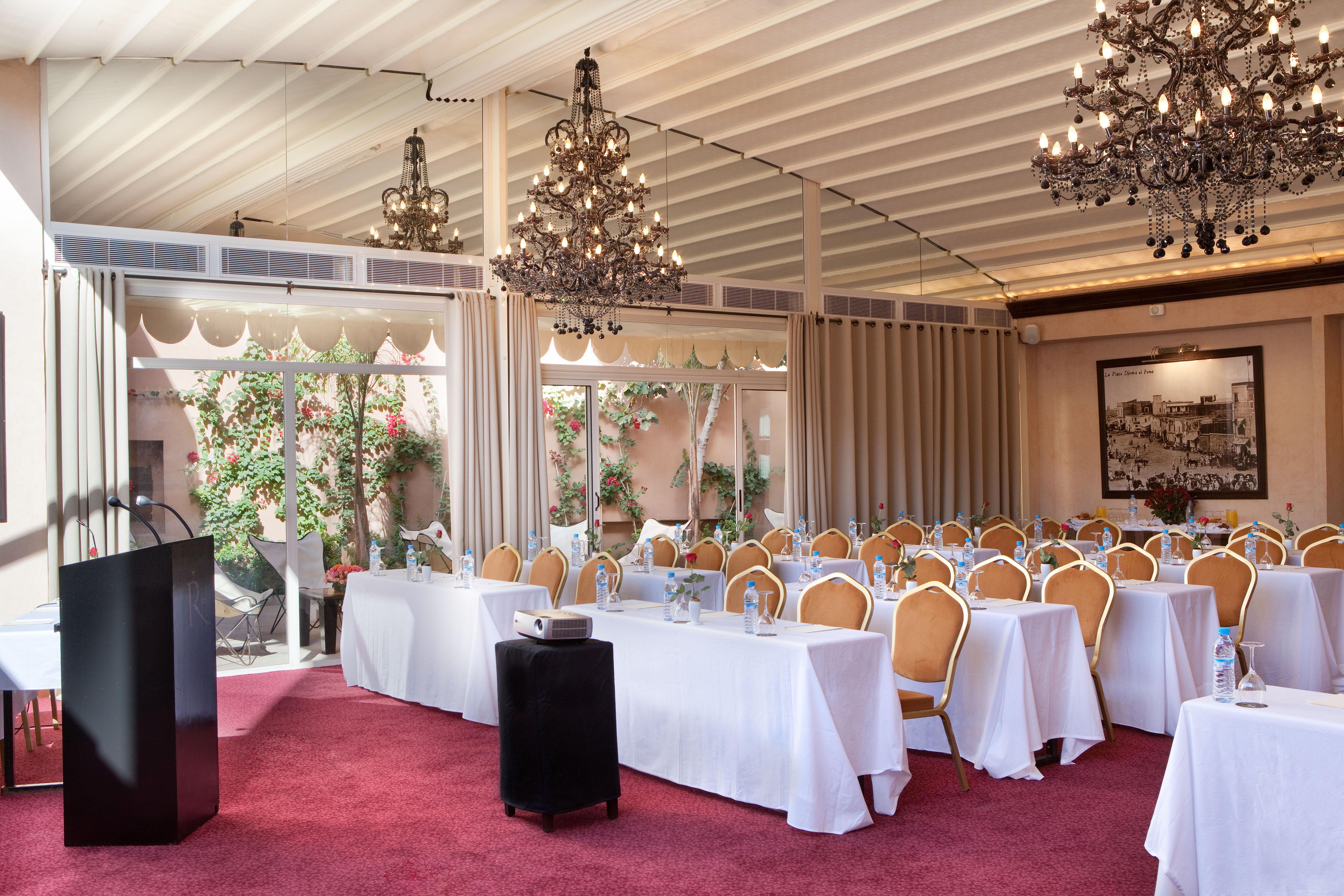 Hotel Les Jardins De La Koutoubia Marrakesh Esterno foto The meeting room