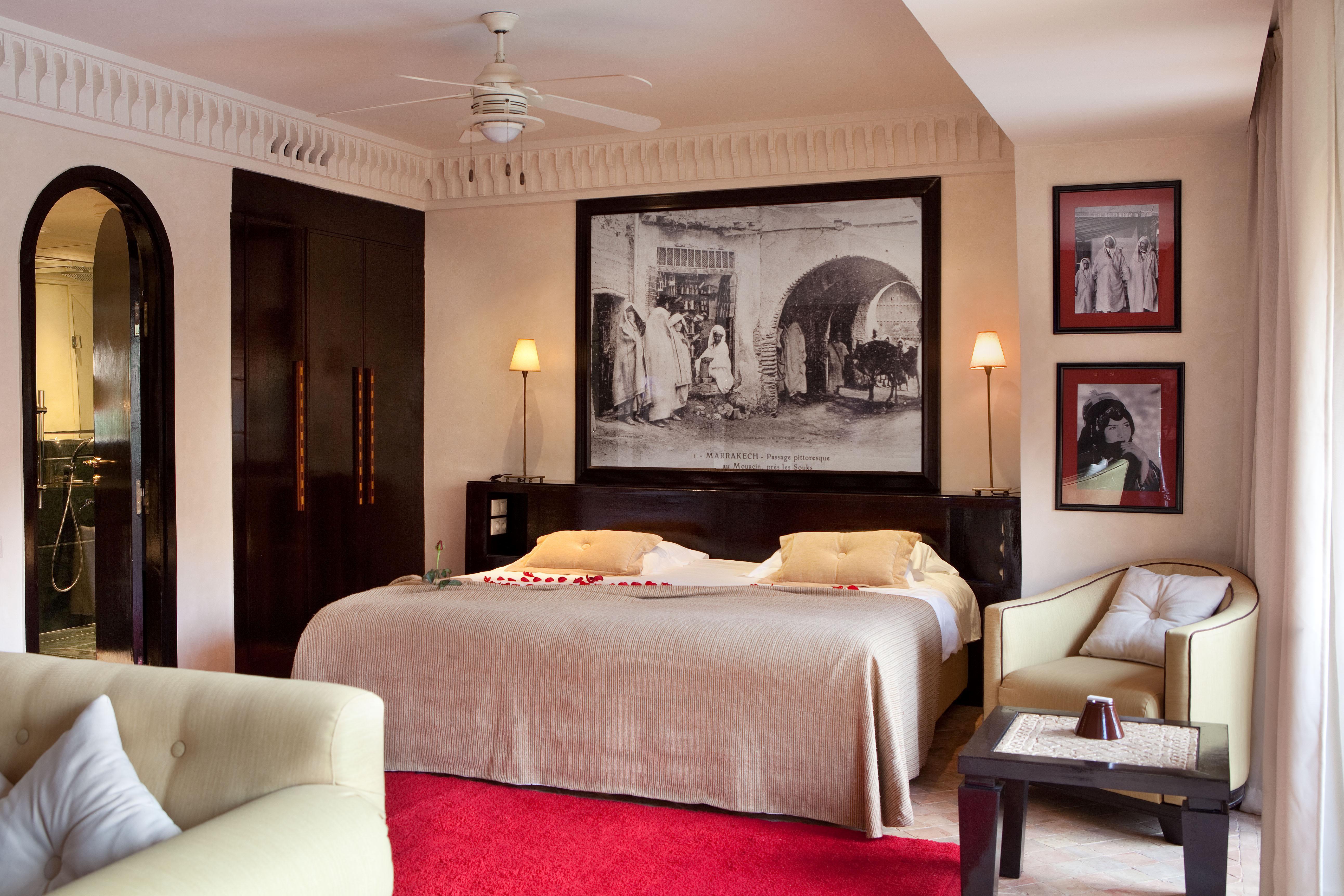 Hotel Les Jardins De La Koutoubia Marrakesh Esterno foto A room at the hotel