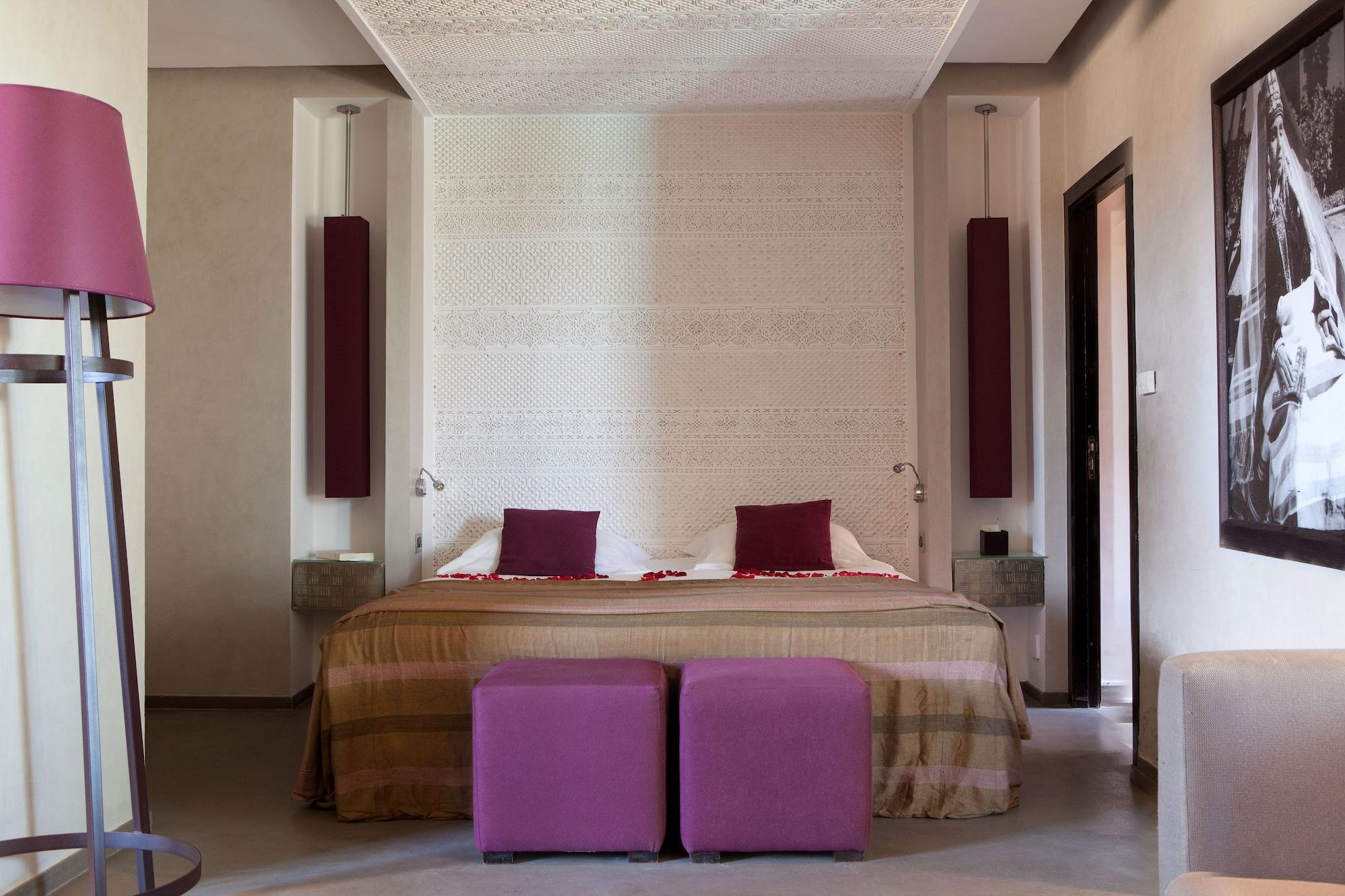 Hotel Les Jardins De La Koutoubia Marrakesh Esterno foto A room at the hotel