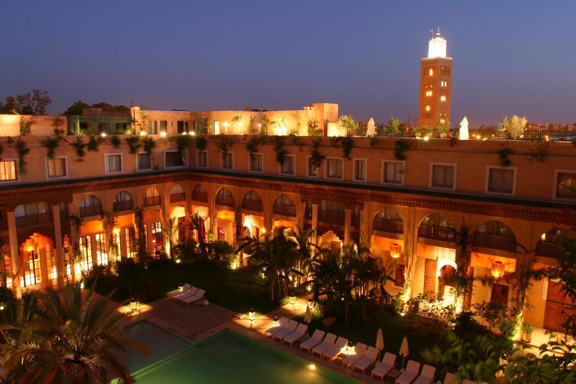 Hotel Les Jardins De La Koutoubia Marrakesh Esterno foto The hotel's courtyard
